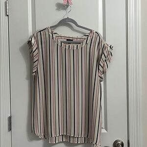 Ann Taylor Factory Multicolor Striped Blouse